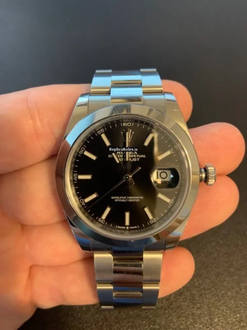 Ideal Replica Rolex Datejust 126300 Caliber 3235 Automatic Movement 41x48mm Steel Case Mens/unisex Watch - Image 6