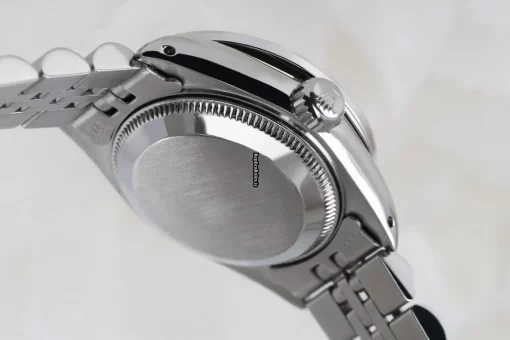 Pleasing Replica Rolex Oyster Perpetual Lady Date 69160 Automatic Movement 26mm Steel Case Womens Watch - Image 4