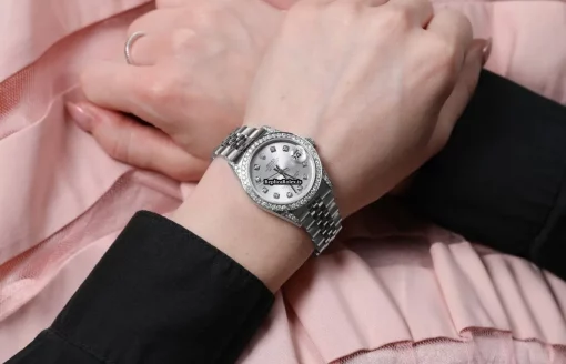 Excellent Fake Rolex Lady-datejust 68274 Automatic Movement 31mm Steel Case Womens Watch - Image 7