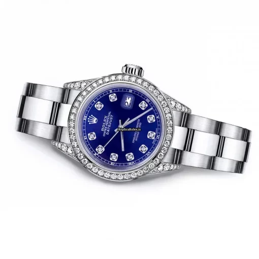 Cool Fake Rolex Lady-datejust 68274 Automatic Movement 31mm Steel Case Womens Watch - Image 3