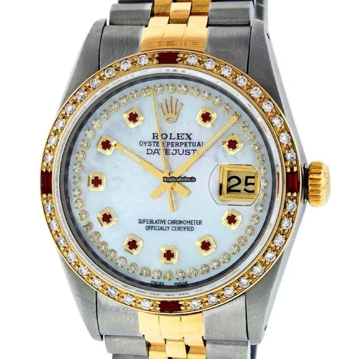 Top Clone Rolex Datejust 16013 Caliber 3035 Automatic Movement 36mm Gold/steel Case Mens/unisex Watch