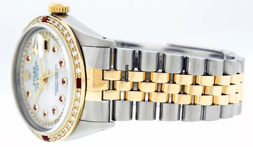 Top Clone Rolex Datejust 16013 Caliber 3035 Automatic Movement 36mm Gold/steel Case Mens/unisex Watch - Image 10