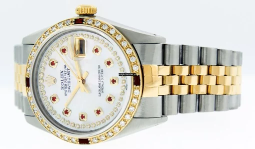 Top Clone Rolex Datejust 16013 Caliber 3035 Automatic Movement 36mm Gold/steel Case Mens/unisex Watch - Image 11