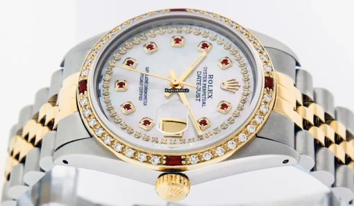 Top Clone Rolex Datejust 16013 Caliber 3035 Automatic Movement 36mm Gold/steel Case Mens/unisex Watch - Image 3