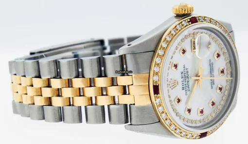 Top Clone Rolex Datejust 16013 Caliber 3035 Automatic Movement 36mm Gold/steel Case Mens/unisex Watch - Image 4