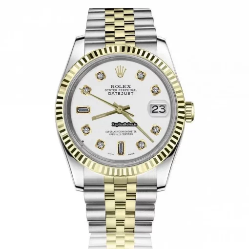 Beautiful Clone Rolex Datejust 16013 Automatic Movement 36mm Gold/steel Case Mens/unisex Watch