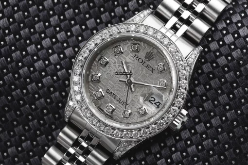 Reliable Replica Rolex Oyster Perpetual Lady Date 69160 Automatic Movement 26mm Steel Case Womens Watch - Image 3