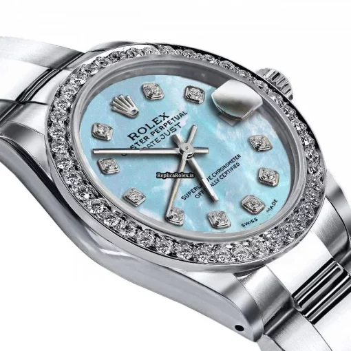 Excellent Fake Rolex Lady-datejust 68274 Automatic Movement 31mm Steel Case Womens Watch - Image 2