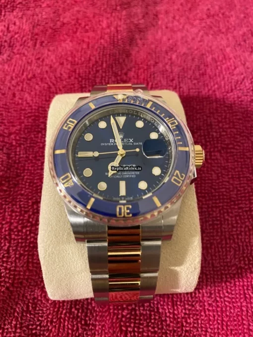 Fine Replica Rolex Submariner Date 16613 Caliber 3135 Automatic Movement 41mm Gold/steel Case Mens/unisex Watch - Image 2