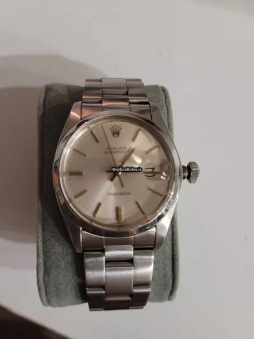 Wonderful Replica Rolex Oyster Precision 6694 Caliber 1225 Manual Winding Movement 40mm Steel Case Mens/unisex Watch - Image 6