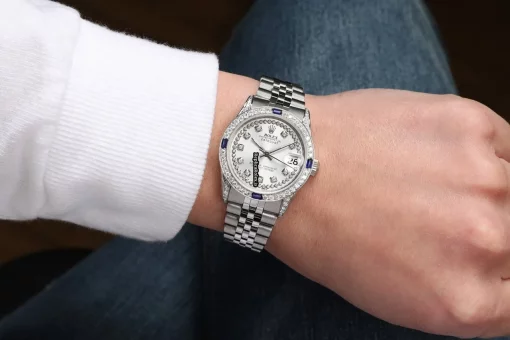Excellent Fake Rolex Lady-datejust 68274 Automatic Movement 31mm Steel Case Womens Watch - Image 5