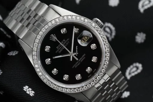 Cool Fake Rolex Datejust 16014 Automatic Movement 36mm Steel Case Mens/unisex Watch - Image 3