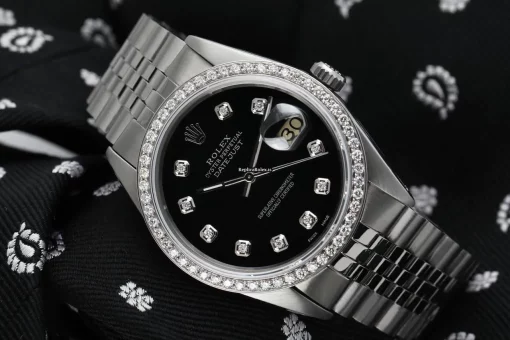 Cool Fake Rolex Datejust 16014 Automatic Movement 36mm Steel Case Mens/unisex Watch - Image 4