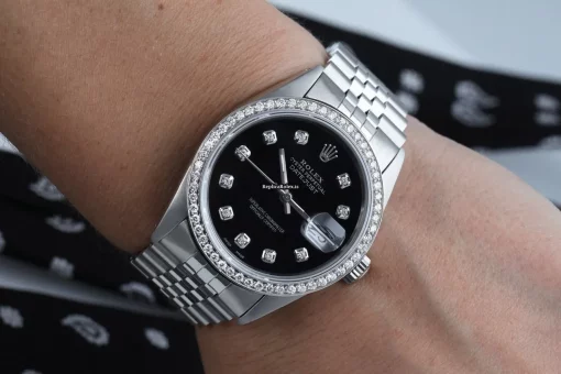 Cool Fake Rolex Datejust 16014 Automatic Movement 36mm Steel Case Mens/unisex Watch - Image 8