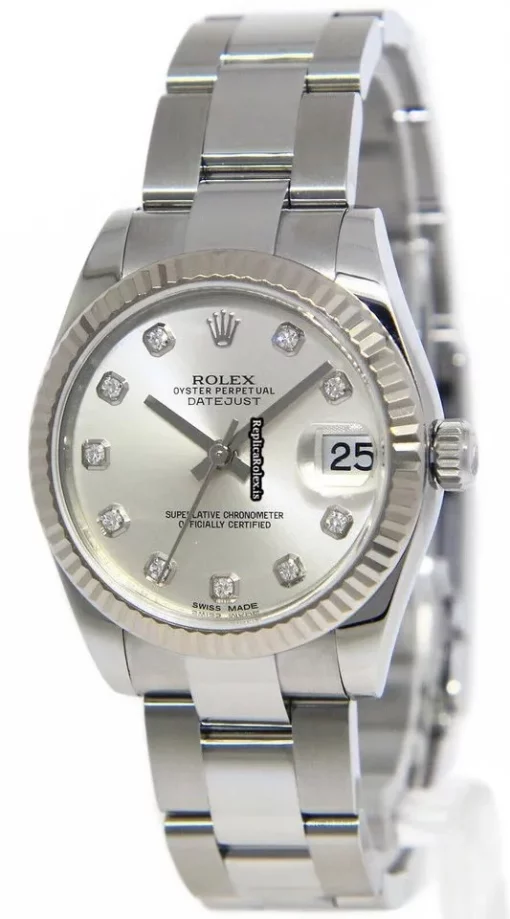 Mind-boggling Fake Rolex Lady-datejust 178274 Automatic Movement 31mm Steel Case Womens Watch - Image 3