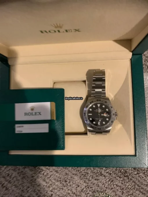 Fantastic Replica Rolex Explorer II 216570 Caliber 3187 Automatic Movement 42mm Steel Case Mens/unisex Watch