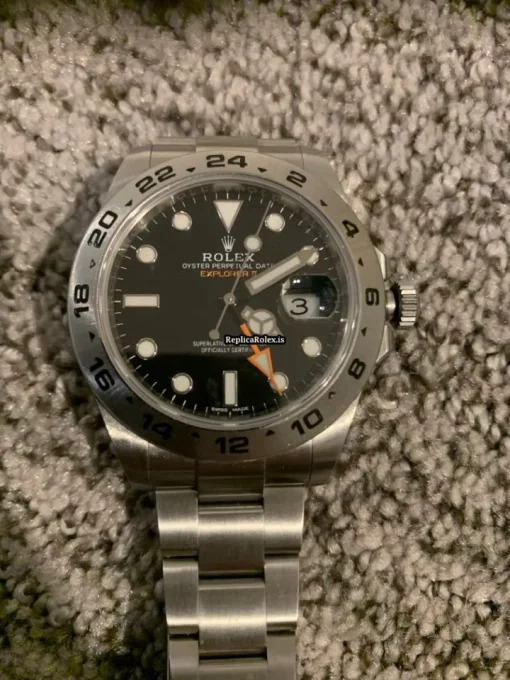 Fantastic Replica Rolex Explorer II 216570 Caliber 3187 Automatic Movement 42mm Steel Case Mens/unisex Watch - Image 9