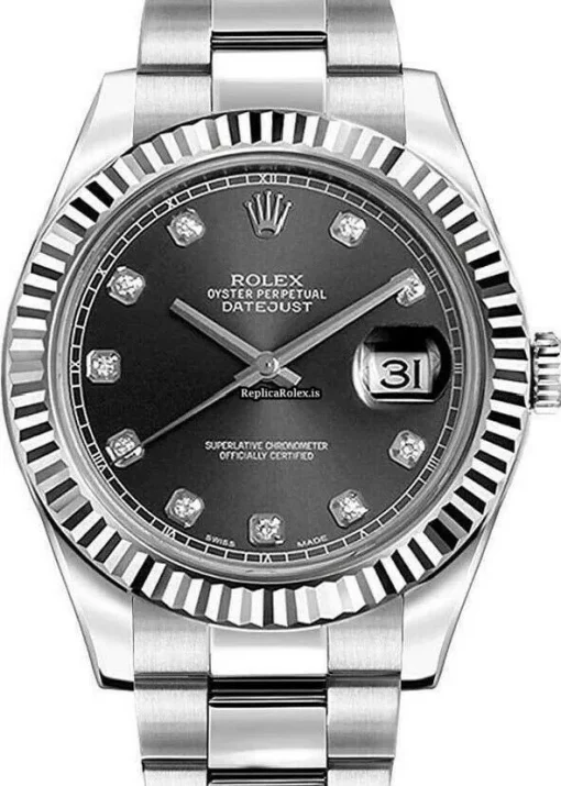 Excellent Clone Rolex Datejust II 116334 Automatic Movement 41mm Steel Case Watch