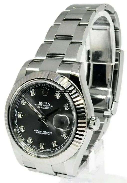 Excellent Clone Rolex Datejust II 116334 Automatic Movement 41mm Steel Case Watch - Image 2