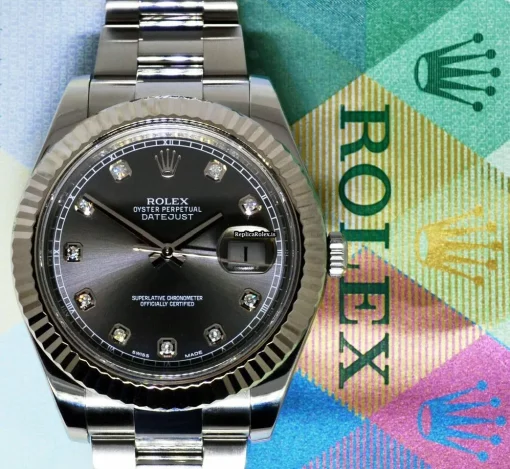 Excellent Clone Rolex Datejust II 116334 Automatic Movement 41mm Steel Case Watch - Image 3