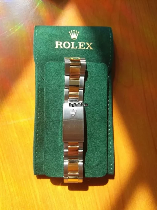 Discount Fake Rolex Air King Precision 5501 Automatic Movement 34x12mm Gold/steel Case Mens/unisex Watch - Image 2