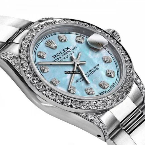 Nice Copy Rolex Lady-datejust 68274 Automatic Movement 31mm Steel Case Womens Watch - Image 2