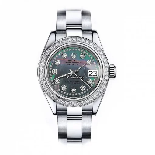 Fine Fake Rolex Lady-datejust 68274 Automatic Movement 31mm Steel Case Womens Watch - Image 9