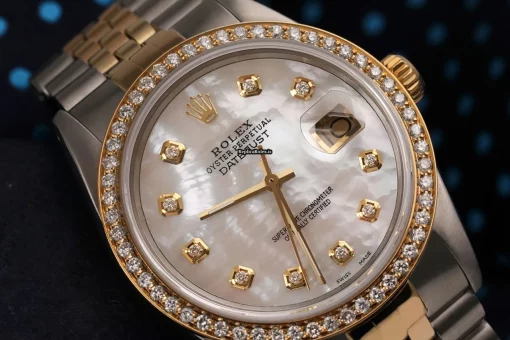 Fine Replica Rolex Datejust 16013 Automatic Movement 36mm Gold/steel Case Mens/unisex Watch