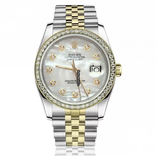 Fine Replica Rolex Datejust 16013 Automatic Movement 36mm Gold/steel Case Mens/unisex Watch - Image 10