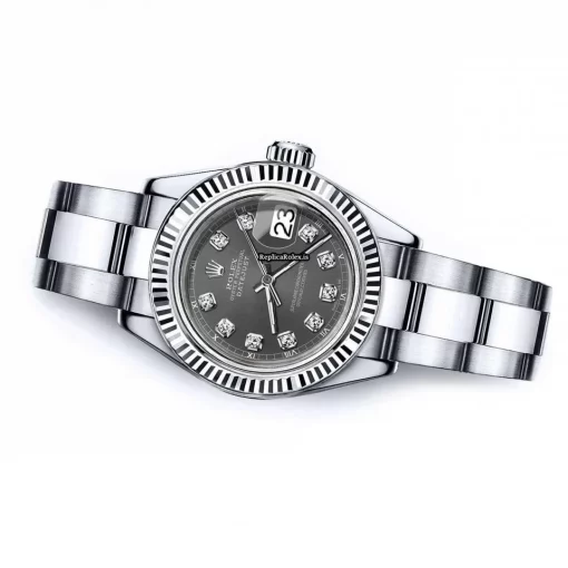 Epic Fake Rolex Lady-datejust 68274 Automatic Movement 26mm Steel Case Womens Watch - Image 2