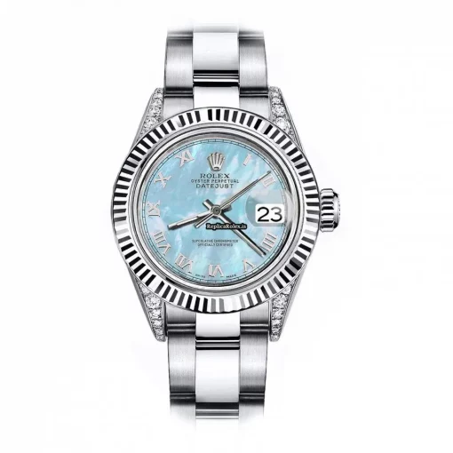 Incredible Replica Rolex Oyster Perpetual Lady Date 69160 Automatic Movement 26mm Steel Case Womens Watch