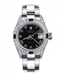 Excellent Fake Rolex Oyster Perpetual Lady Date 69160 Automatic Movement 26mm Steel Case Womens Watch
