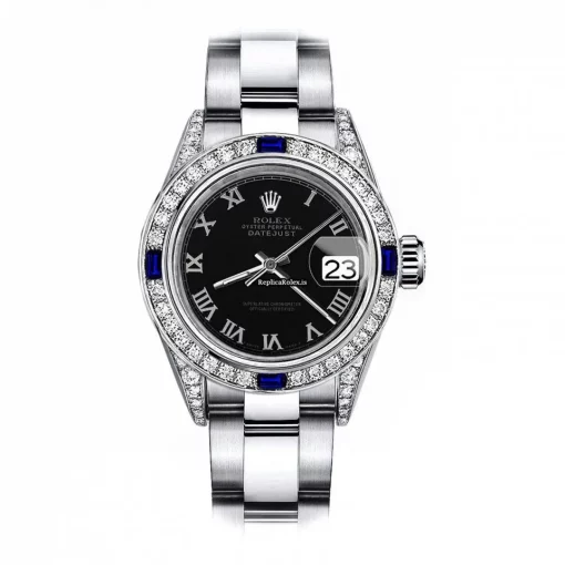 Excellent Fake Rolex Oyster Perpetual Lady Date 69160 Automatic Movement 26mm Steel Case Womens Watch