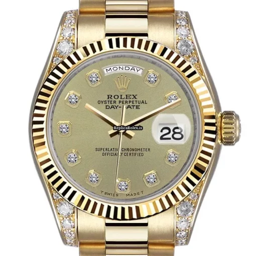 High-end Fakes Rolex Day-date 36 18038 Automatic Movement Mens/unisex Watch
