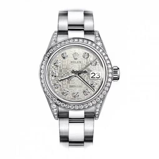 Fabulous Fake Rolex Lady-datejust 68274 Automatic Movement 31mm Steel Case Womens Watch