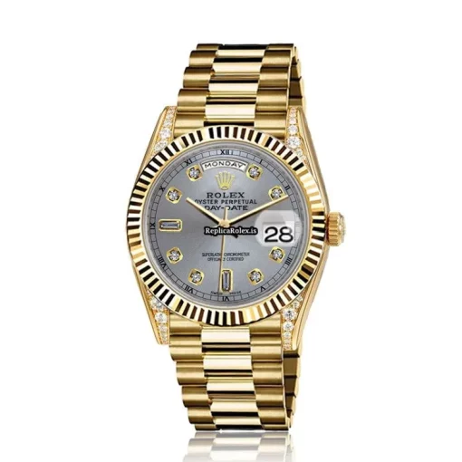 Trustworthy Knockoff Rolex Day-date 36 18038 Automatic Movement Mens/unisex Watch - Image 2