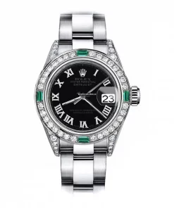 Amazing Replica Rolex Oyster Perpetual Lady Date 69160 Automatic Movement 26mm Steel Case Womens Watch