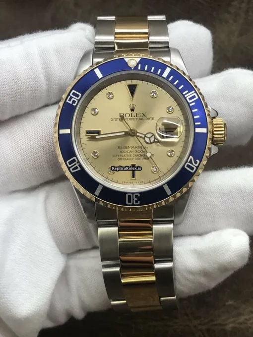 Good Fake Rolex Submariner Date 16613 Caliber 3135 Automatic Movement 40mm Steel Case Watch