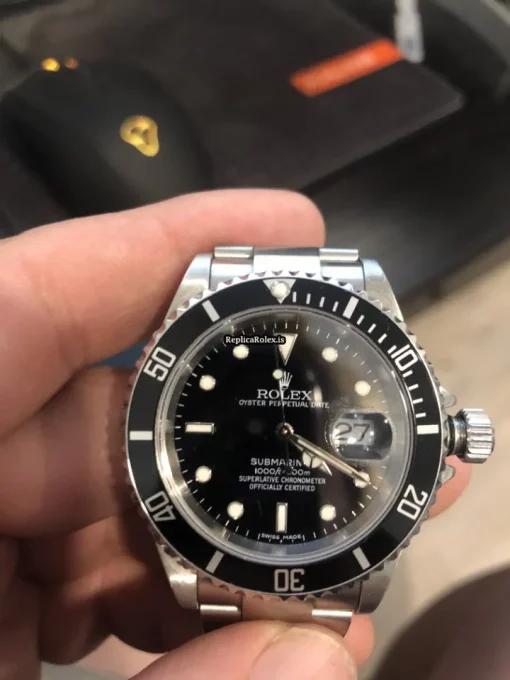 Fantastic Replica Rolex Submariner Date 16610 Caliber 3135 Automatic Movement 40mm Steel Case Mens/unisex Watch - Image 8