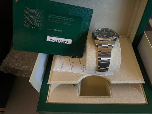 Offering Fake Rolex Explorer 214270 Caliber 3132 Automatic Movement 39mm Steel Case Mens/unisex Watch - Image 4