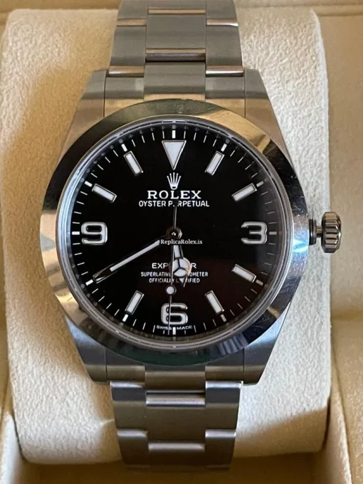 Offering Fake Rolex Explorer 214270 Caliber 3132 Automatic Movement 39mm Steel Case Mens/unisex Watch - Image 6