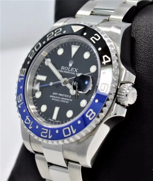Cool Replica Rolex Gmt-master II 116710 Caliber 3185 Automatic Movement 40mm Steel Case Watch