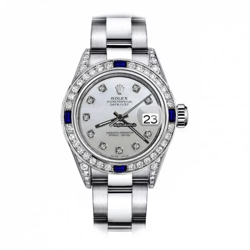 Mind-boggling Fake Rolex Oyster Perpetual Lady Date 69160 Automatic Movement 26mm Steel Case Womens Watch