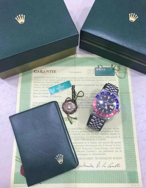 Ideal Fake Rolex Gmt-master 1675 Automatic Movement 40mm Steel Case Watch