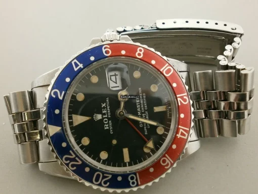 Ideal Fake Rolex Gmt-master 1675 Automatic Movement 40mm Steel Case Watch - Image 7