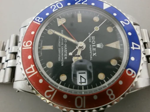 Ideal Fake Rolex Gmt-master 1675 Automatic Movement 40mm Steel Case Watch - Image 8