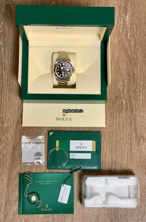 Cool Clone Rolex Explorer II 216570 Caliber 3187 Automatic Movement 42mm Steel Case Mens/unisex Watch