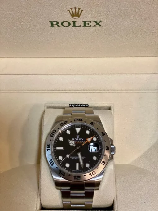 Cool Clone Rolex Explorer II 216570 Caliber 3187 Automatic Movement 42mm Steel Case Mens/unisex Watch - Image 2