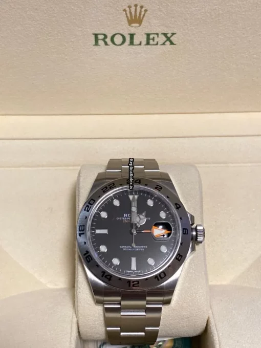 Cool Clone Rolex Explorer II 216570 Caliber 3187 Automatic Movement 42mm Steel Case Mens/unisex Watch - Image 6