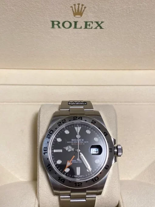 Cool Clone Rolex Explorer II 216570 Caliber 3187 Automatic Movement 42mm Steel Case Mens/unisex Watch - Image 7